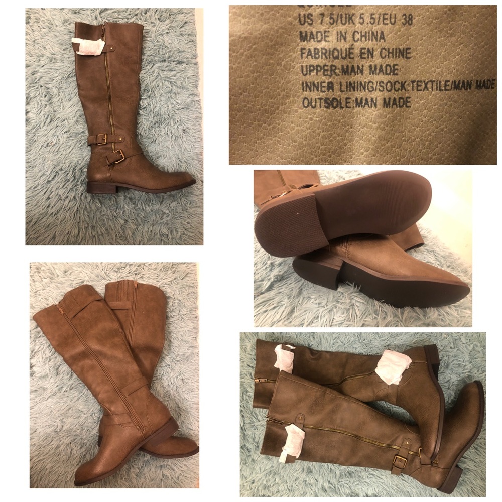 Taupe boots